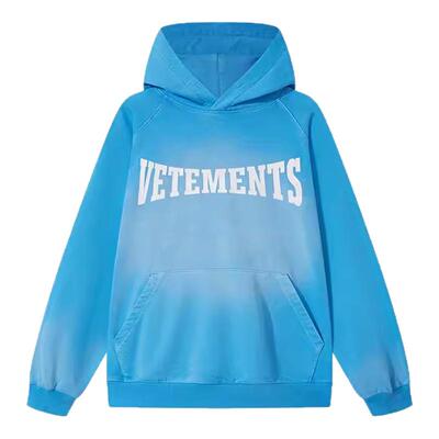 VETEMENTS甜美风连帽卫衣