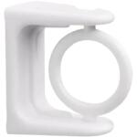 360旋转挂环升级圆环挂杆托毛巾杆粘钩免打孔窗帘浴帘杆托架支架