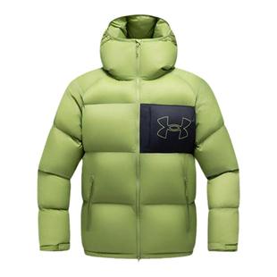 安德玛UA官方户外700蓬连帽羽绒服男女款冬季防风防泼水保暖外套