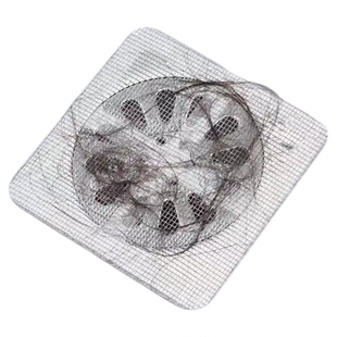 下水道神器卫生间下水道过滤网纱网器厨房防虫网防堵塞自粘地漏贴