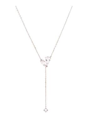 【新品】莓拉「流光之心」马眼水滴形抽拉项链千金感锁骨链Y字链