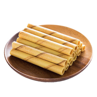 谷润万家原味老式蛋卷饼干 传统手工空心蛋卷酥 童年怀旧休闲小零