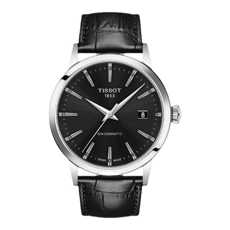 Tissot天梭官方正品新品梦媛系列机械皮带男表手表