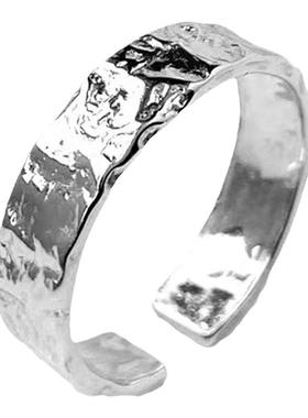 轻奢不规则褶皱戒指YUSTUDIO简约