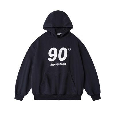 RAPPEYE美式重磅90连帽加绒卫衣