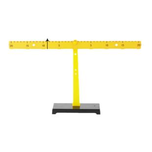 大号木质杠杆尺及支架带挂钩刻度线铝合金杠杆金属钩码50g*10个组合钩码初中物理J21030力学平衡科学实验器材