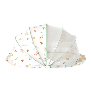 婴儿蚊帐宝宝专用全罩式通用防蚊网罩摇篮床遮光小孩睡觉挡光神器