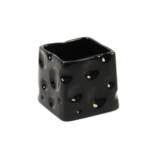 oakliving可爱奶油风陶瓷桌面收纳盒化妆刷收纳笔筒客厅杂物装饰