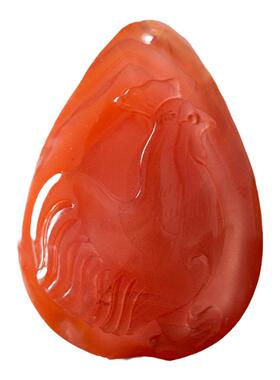 凉山天然荔枝冻生肖兔南红玛瑙
