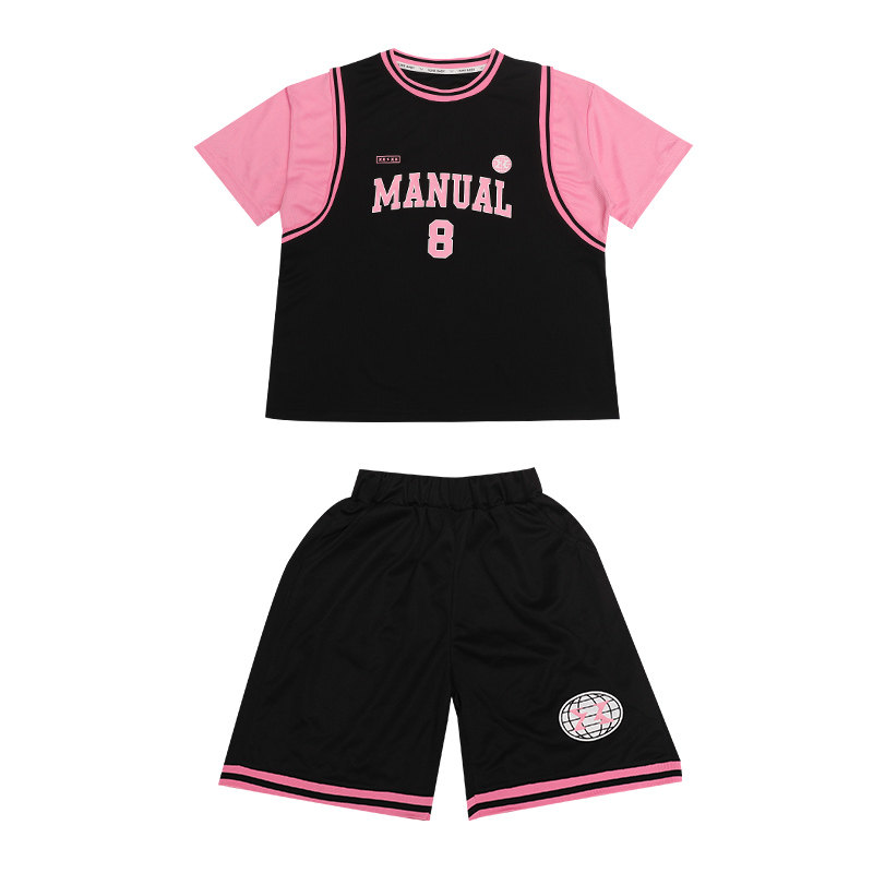 女童夏装篮球服套装2025新款夏季中大童学生训练服科比运动球衣潮