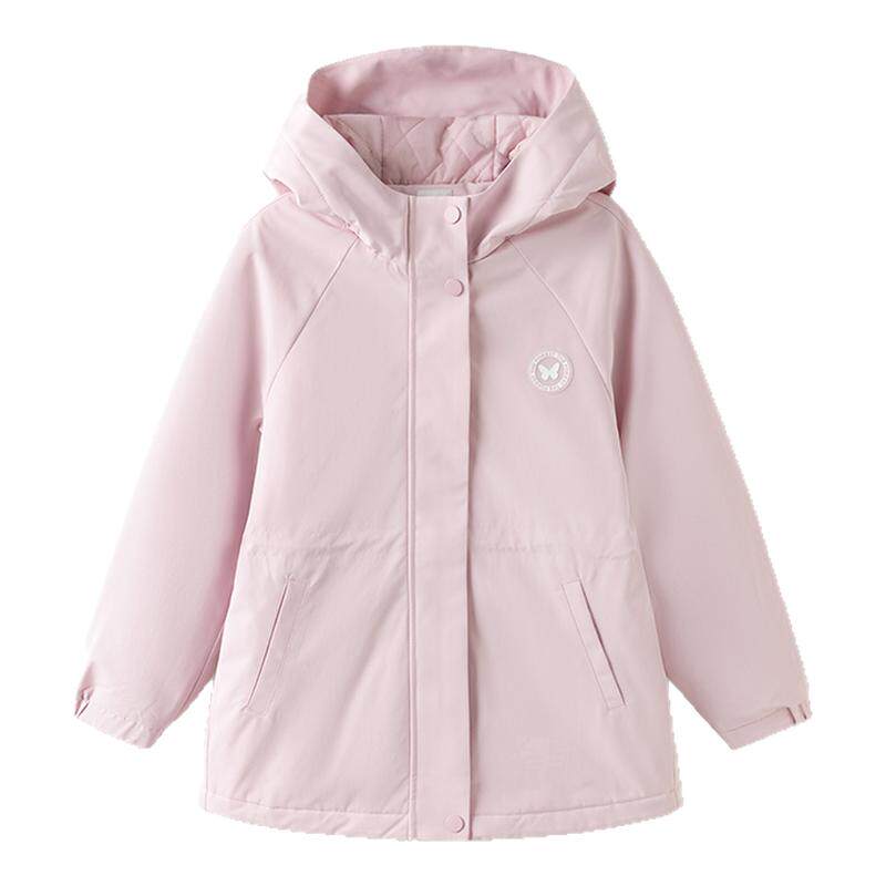 巴拉巴拉儿童棉服女童连帽棉衣潮
