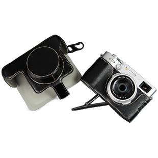 适用富士X100VI相机保护套XT50相机包微单皮套真皮底座蒂芙尼蓝