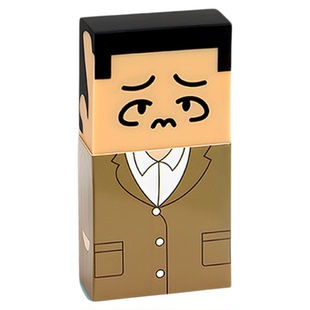 秃头大叔橡皮擦稀奇古怪少屑象皮超干净高颜值小学生美术橡皮擦可爱趣味老头恶搞象皮文具用品考试写字橡皮