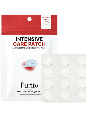 PURITO透明隐形痘痘贴深层肌底净痘护理水杨酸吸痘微晶贴面部