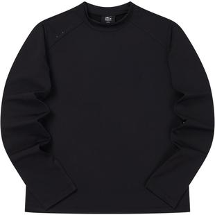 鸿星尔克长袖t恤女2025冬季新款女士加厚跑步修身运动服加绒卫衣