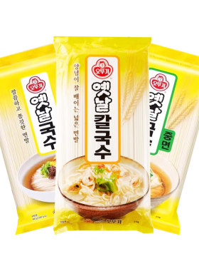 韩国进口不倒翁刀切面900g