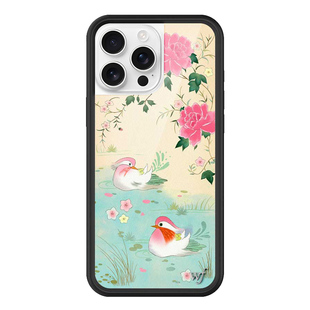 Wildflower爱侣湖畔手机壳Lovers Lagoon适用苹果iPhone17/16/15/14/Pro/Max硬壳全包保护套硅胶防摔时尚wf