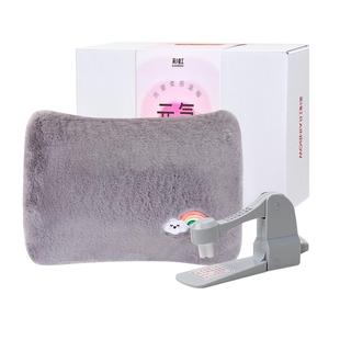 彩虹暖手宝充电暖水袋电热宝热水袋注水防爆毛绒可拆卸暖手热水袋