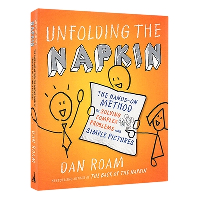 英文原版 Unfolding the Napkin 餐巾纸系列2 打开餐巾纸 10秒钟画图搞定沟通难题的必杀技 英文版 进口英语原版书籍