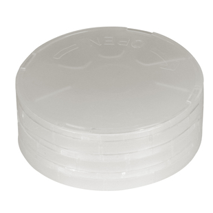 单片盒4寸防静电样品圆盒晶圆砷化镓硅片抛光片玻璃片展示无尘盒