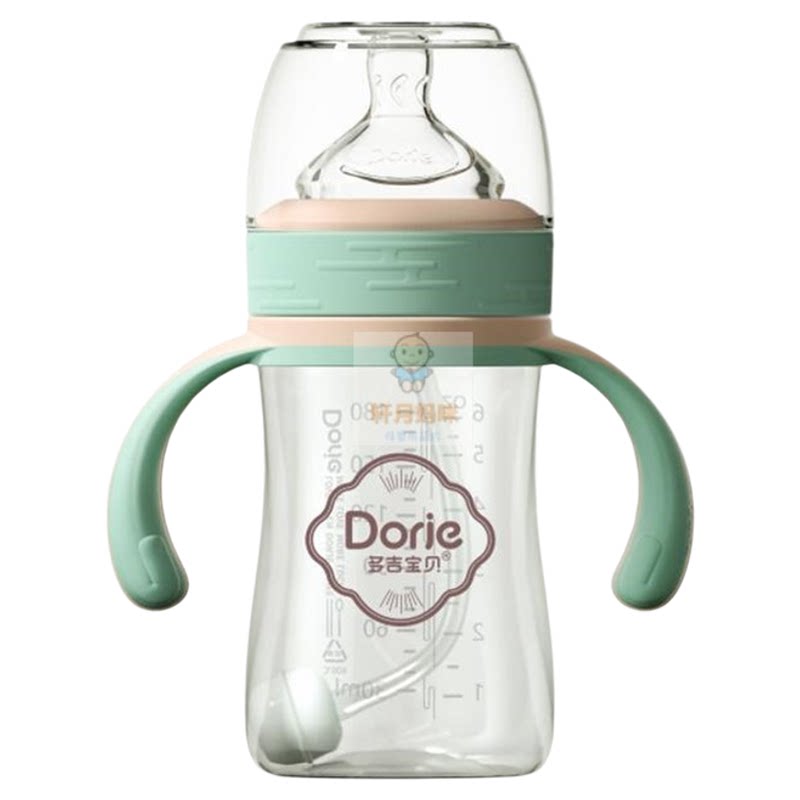 Dorje多吉宝贝玻璃奶瓶新生儿宽口径防胀气吉祥120ml180ml240ml