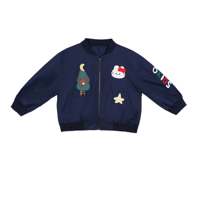 小O宝童装女宝宝棒球服外套