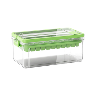 冰块模具制冰神器按压冻冰格家用食品级制冰盒冰箱储存盒自制磨具