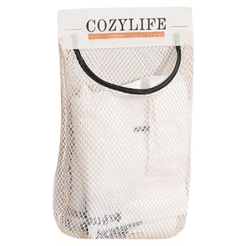 垃圾袋收纳神器厨房塑料袋魔术贴网兜墙壁挂式柜门装方便袋网袋子