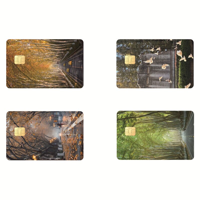 小红书城市南京风景画信用卡贴纸