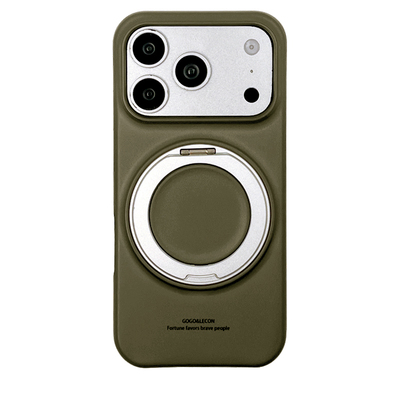kaia 老钱风极简in纯色适用于苹果18promax手机壳iphone16pro新款16女17pro支点旋转支架15pro菲林硬壳手机套
