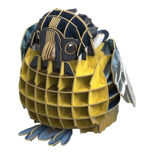 中国国家地理梦巴格3D立体拼图纸模型玩具小鸟鸣文创摆件生日礼物