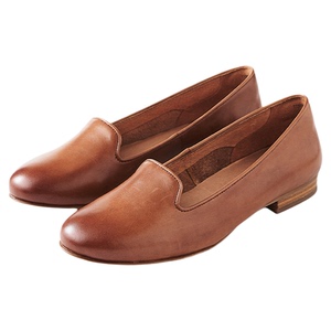 暴走不累隐形增高头层牛皮乐福鞋