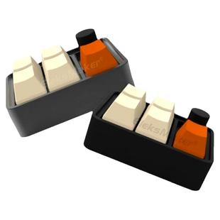 EleksMaker摸鱼小键盘铝合金迷你机械音量调节程序员多功能自定义