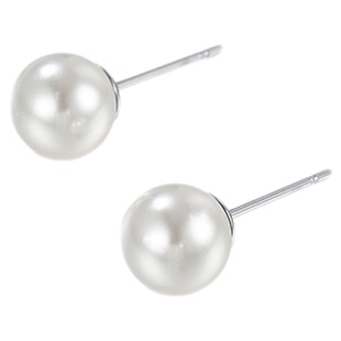 XUPING【拍2】仿珍珠约8mm日常通勤简约版耳钉耳环时尚气质优雅