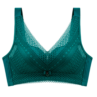 Q弹婴儿棉文胸法式蕾丝胸罩无钢圈秋冬新品小胸内衣女聚拢收副乳