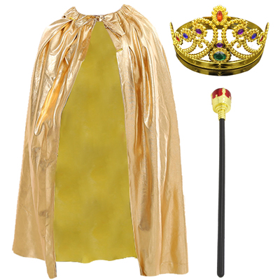 万圣节儿童表演服装国王王子公主