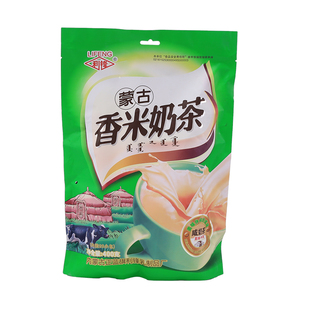 蒙古香米奶茶正蓝旗利锋咸味奶茶粉400g无植脂末炒米速溶早餐冲饮