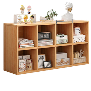 家用教室柜子储物柜多层矮柜长条柜阅读书架飘窗格子书柜MQ4193