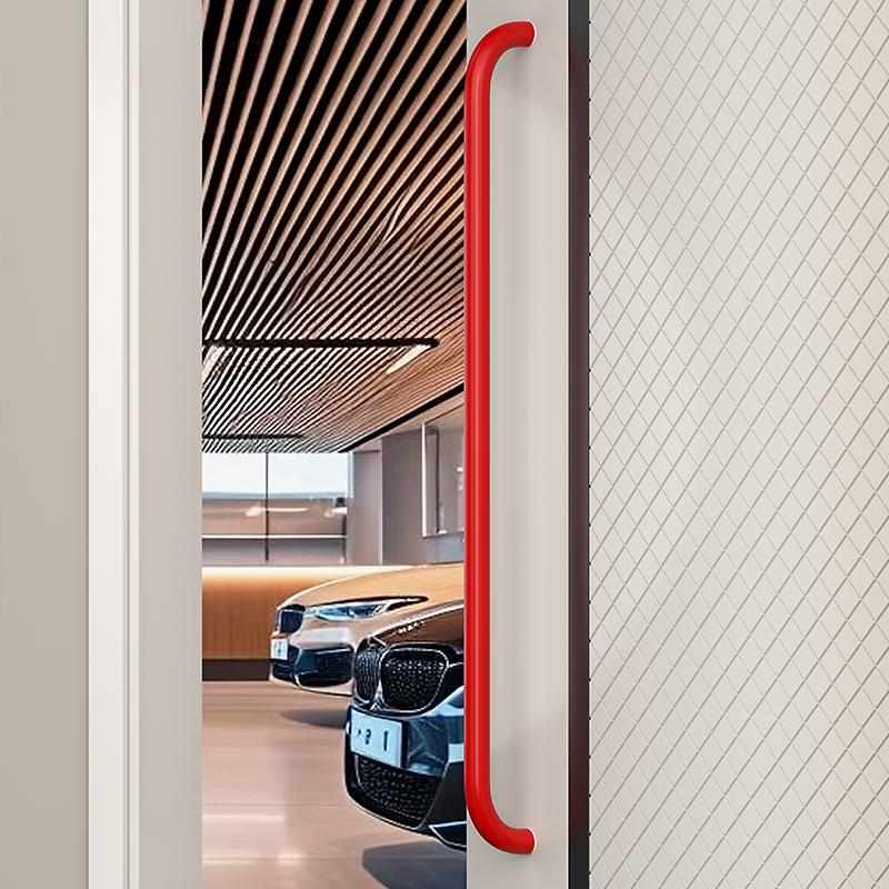 现代简约大门拉手玻璃门把手会议室商铺实木门拉手加厚不锈钢对装