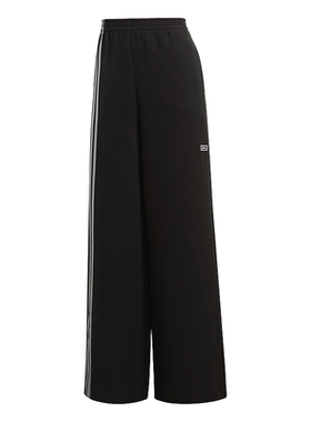 Adidas/阿迪达斯正品三叶草女子舒适透气运动休闲阔腿长裤 FL0056