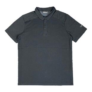 正品Arcteryx始祖鸟现货Eris Polo衫男休闲透气商务纯色T恤衫短袖