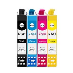 适用EPSON爱普生T1251墨盒workforce320 323 325 520黑彩色NX530 625喷墨打印机专用补充液非原装四色墨水盒