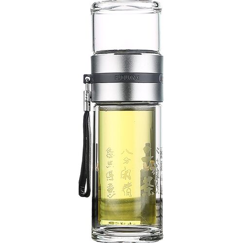 富光茶水分离双层玻璃杯男女士泡茶叶过滤水杯子便携随手杯定制