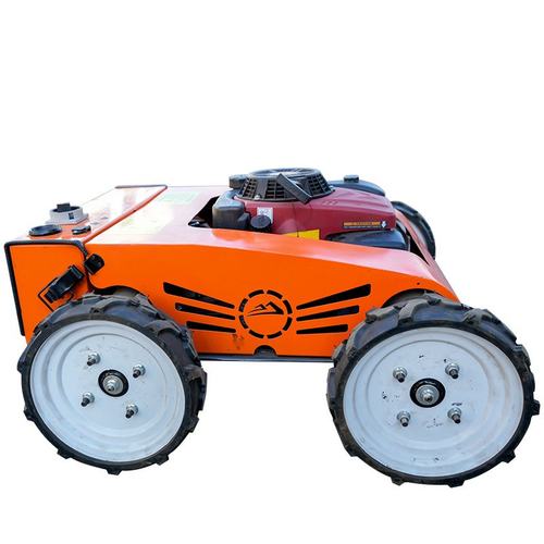 厂家遥控割草机SKK55-4工作时自动充电轮式除草机开荒修剪割草机