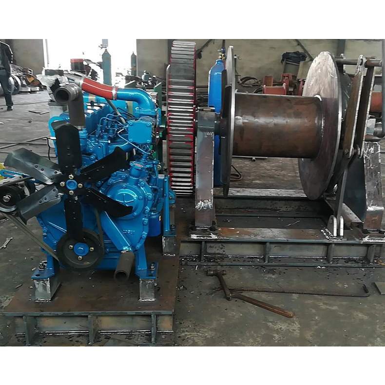 船用电动液压尾绞单绳拉力卷扬机江苏厂家船舶柴动起锚机绞车绞盘