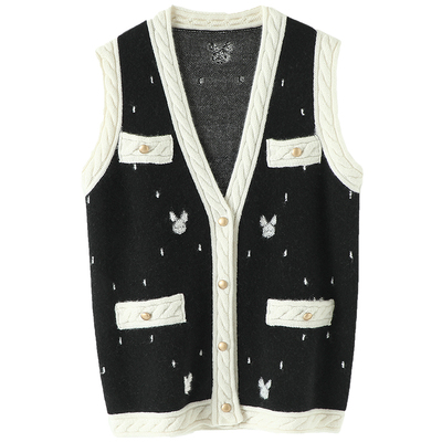 启超高端100%纯山羊绒衫