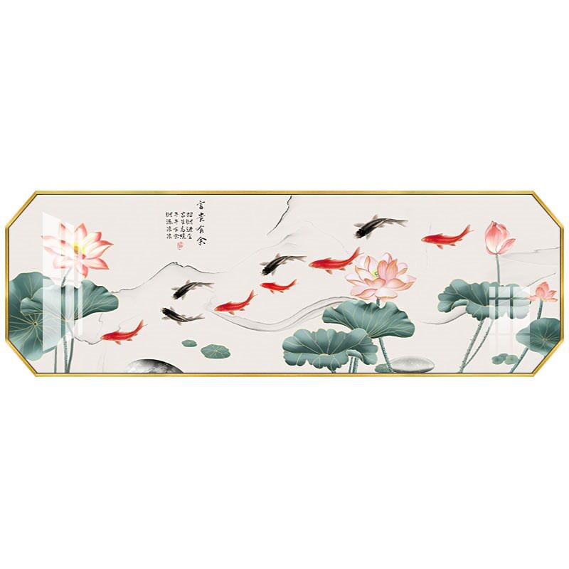 创意新中式卧室装饰画床头壁画