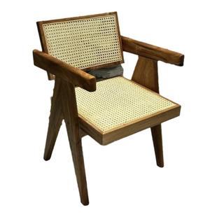 胡桃木圈椅奥坎围椅茶桌椅实木官帽椅新中式太师椅原木禅椅主人椅