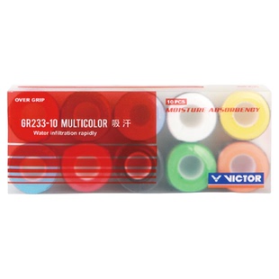 VICTOR/威克多手胶防滑 混色10条装 GR233-10 MULTICOLORS