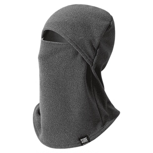 骑行防风帽子面罩一体加绒保暖冬季骑电动车防寒头套围脖防风口罩